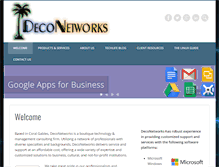 Tablet Screenshot of deconetworks.com